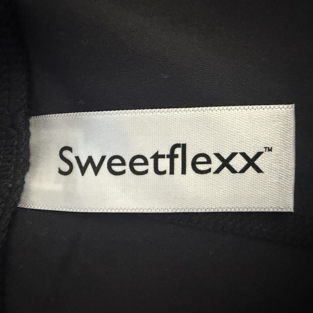 SweetFlexx Women's Capri Resistance Leggings No Pocket Size 18 Black High Waist - Picture 7 of 9